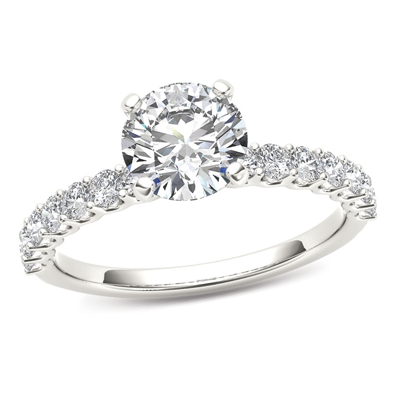 Main Image 1 of Previously Owned - 1 CT. T.W. Diamond Engagement Ring in 14K White Gold