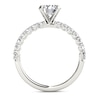 Thumbnail Image 3 of Previously Owned - 1 CT. T.W. Diamond Engagement Ring in 14K White Gold