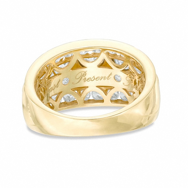 Previously Owned - 3 CT. T.W. Past Present Future® Diamond Three Stone Ring in 14K Gold