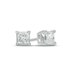 Previously Owned - 1/2 CT. T.W. Princess-Cut Diamond Solitaire Stud Earrings in 14K White Gold