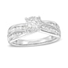 Thumbnail Image 0 of Previously Owned - 1 CT. T.W. Diamond Frame Engagement Ring in 14K White Gold