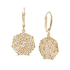 Previously Owned - Unstoppable Love™ 1/3 CT. T.W. Diamond Filigree Flower Drop Earrings in 10K Gold
