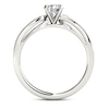 Thumbnail Image 3 of Previously Owned - 3/8 CT. T.W. Diamond Wave Engagement Ring in 14K White Gold