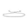 Thumbnail Image 1 of Previously Owned - 1 CT. T.W. Diamond Tennis Bolo Bracelet in 10K White Gold - 9.5"