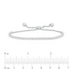 Thumbnail Image 2 of Previously Owned - 1 CT. T.W. Diamond Tennis Bolo Bracelet in 10K White Gold - 9.5"