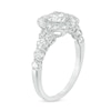 Thumbnail Image 2 of Previously Owned - Celebration Ideal 1 CT. T.W. Diamond Frame Engagement Ring in 14K White Gold (I/I1)