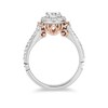 Thumbnail Image 2 of Previously Owned - Enchanted Disney Cinderella 1 CT. T.W. Diamond Frame Collar Engagement Ring in 14K Two-Tone Gold