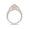 Thumbnail Image 2 of Previously Owned - Enchanted Disney Jasmine 1 CT. T.W. Diamond Three Stone Engagement Ring in 14K White Gold