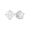 Previously Owned - 6.5mm Lab-Created White Sapphire Stud Earrings in Sterling Silver