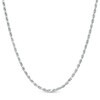 Thumbnail Image 1 of Previously Owned - 1.3mm Rope Chain Necklace in Sterling Silver - 20"