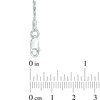 Thumbnail Image 2 of Previously Owned - 1.3mm Rope Chain Necklace in Sterling Silver - 20"