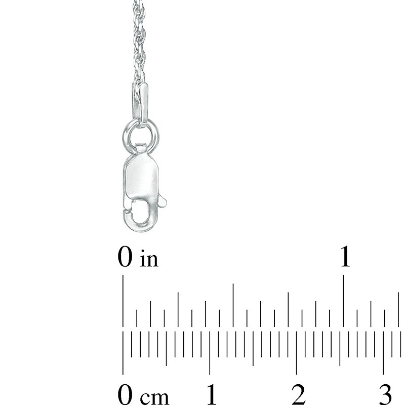 Main Image 2 of Previously Owned - 1.3mm Rope Chain Necklace in Sterling Silver - 20"