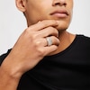 Thumbnail Image 2 of Previously Owned - Men's 1-1/2 CT. T.W. Diamond Vertical Multi-Row Ring in 14K White Gold