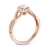 Thumbnail Image 1 of Previously Owned - Love's Destiny by Zales 7/8 CT. T.W. Oval Diamond Frame Twist Engagement Ring in 14K Rose Gold