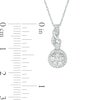 Thumbnail Image 2 of Previously Owned - 1/3 CT. T.W. Composite Diamond Twist Pendant in 10K White Gold