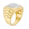 Thumbnail Image 2 of Previously Owned - 2 CT. T.W. Composite Diamond Frame Stepped-Shank Ring in 10K Gold