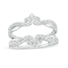 Previously Owned - 1/2 CT. T.W. Diamond Double Crown Solitaire Enhancer in 14K White Gold