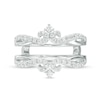 Thumbnail Image 4 of Previously Owned - 1/2 CT. T.W. Diamond Double Crown Solitaire Enhancer in 14K White Gold