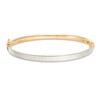 Thumbnail Image 1 of Previously Owned - Made in Italy Pavé  Glitter Enamel Bangle in 14K Gold