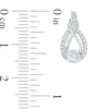 Previously Owned - Interwoven™ 1/8 CT. T.W. Diamond Drop Earrings in Sterling Silver