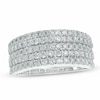 Thumbnail Image 1 of Previously Owned - 1 CT. T.W. Diamond Five Row Anniversary Band in 14K White Gold