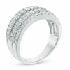 Thumbnail Image 2 of Previously Owned - 1 CT. T.W. Diamond Five Row Anniversary Band in 14K White Gold