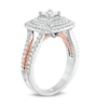 Thumbnail Image 1 of Previously Owned - Vera Wang Love Collection 1 CT. T.W. Princess-Cut Diamond Engagement Ring in 14K Two-Tone Gold