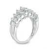 Thumbnail Image 2 of Previously Owned - 1/4 CT. T.W. Diamond Pyramid Wedding Band in 10K White Gold