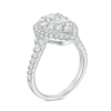 Thumbnail Image 2 of Previously Owned - Love's Destiny by Zales 1-3/4 CT. T.W. Pear-Shaped Diamond Frame Engagement Ring in 14K White Gold