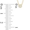 Thumbnail Image 2 of Previously Owned - 1/20 CT. T.W. Diamond Frame Necklace in 10K Gold