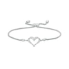 Thumbnail Image 1 of Previously Owned - The Kindred Heart from Vera Wang Love Collection 1/10 CT. T.W. Diamond Bracelet in Sterling Silver