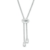 Thumbnail Image 2 of Previously Owned - The Kindred Heart from Vera Wang Love Collection 1/10 CT. T.W. Diamond Bracelet in Sterling Silver