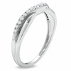 Thumbnail Image 2 of Previously Owned - 1/3 CT. T.W. Diamond Twist Contour Band in 14K White Gold