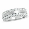 Thumbnail Image 1 of Previously Owned - 1 CT. T.W. Diamond Two Row Band in 14K White Gold
