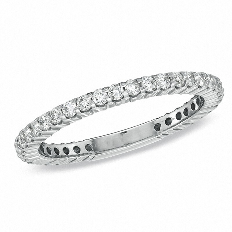 Previously Owned - 1/2 CT. T.W. Diamond Eternity Anniversary Band in 14K White Gold
