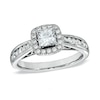 Thumbnail Image 0 of Previously Owned - Celebration Ideal 1  CT. T.W. Princess-Cut Diamond Engagement Ring in 14K White Gold