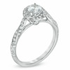 Thumbnail Image 1 of Previously Owned - Celebration Lux® 7/8 CT. T.W. Diamond Cascading Frame Engagement Ring in 14K White Gold (I/SI2)