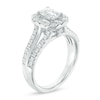 Thumbnail Image 2 of Previously Owned - Celebration Ideal 1-1/2 CT. T.W. Diamond Octagonal Frame Engagement Ring in 14K White Gold