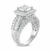 Thumbnail Image 2 of Previously Owned - 2 CT. T.W. Quad Princess-Cut and Baguette Diamond Engagement Ring in 14K White Gold