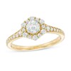 Thumbnail Image 1 of Previously Owned - Love's Destiny by Zales 3/4 CT. T.W. Diamond Hexagon Frame Engagement Ring in 14K Gold