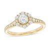 Thumbnail Image 0 of Previously Owned - Love's Destiny by Zales 3/4 CT. T.W. Diamond Hexagon Frame Engagement Ring in 14K Gold