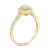 Thumbnail Image 1 of Previously Owned - Love's Destiny by Zales 3/4 CT. T.W. Diamond Hexagon Frame Engagement Ring in 14K Gold