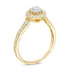 Thumbnail Image 2 of Previously Owned - Love's Destiny by Zales 3/4 CT. T.W. Diamond Hexagon Frame Engagement Ring in 14K Gold