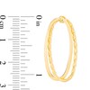 Previously Owned - Cascading Interlocking Oval Drop Earrings in 14K Gold