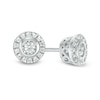 Thumbnail Image 0 of Previously Owned - 1/5 CT. T.W. Diamond Frame Stud Earrings in 10K White Gold