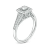 Thumbnail Image 1 of Previously Owned - 3/8 CT. T.W. Princess-Cut Diamond Frame Engagement Ring in 10K White Gold