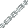 Thumbnail Image 1 of Previously Owned - Men's 12.0mm Brushed Bridge Link Bracelet in Stainless Steel - 8.5&quot;