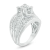 Thumbnail Image 1 of Previously Owned - 2 CT. T.W. Quad Princess-Cut Diamond Multi-Row Engagement Ring in 14K White Gold