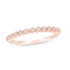 Thumbnail Image 1 of Previously Owned - 1/10 CT. T.W. Diamond Bubble Stackable Band in 10K Rose Gold