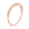 Thumbnail Image 3 of Previously Owned - 1/10 CT. T.W. Diamond Bubble Stackable Band in 10K Rose Gold